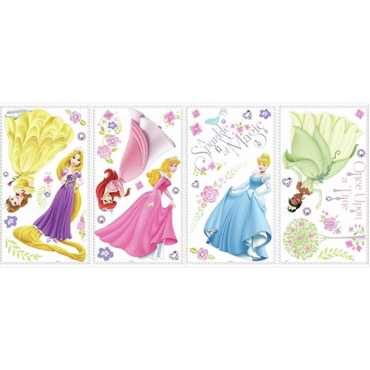 RoomMates Disney Princess Glow Princess Decals